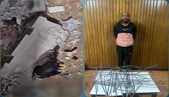 القبض على عاطل سرق حديد مترو الأنفاق بعد تكسير الحواجز بالإسكندرية